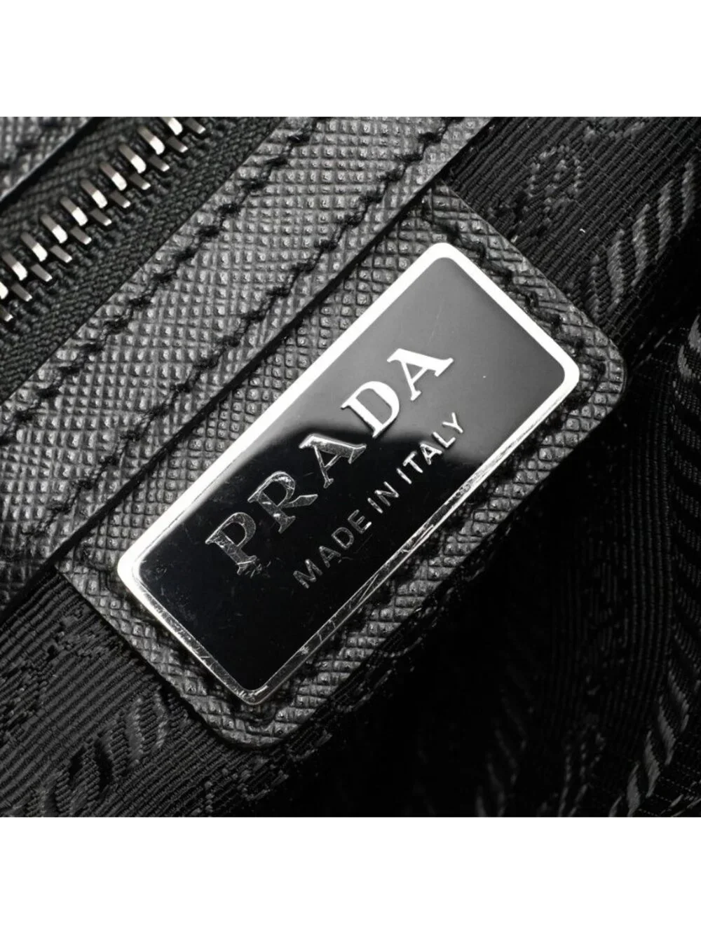 Prada Shoulder Bag Re-Nylon Saffiano Leather